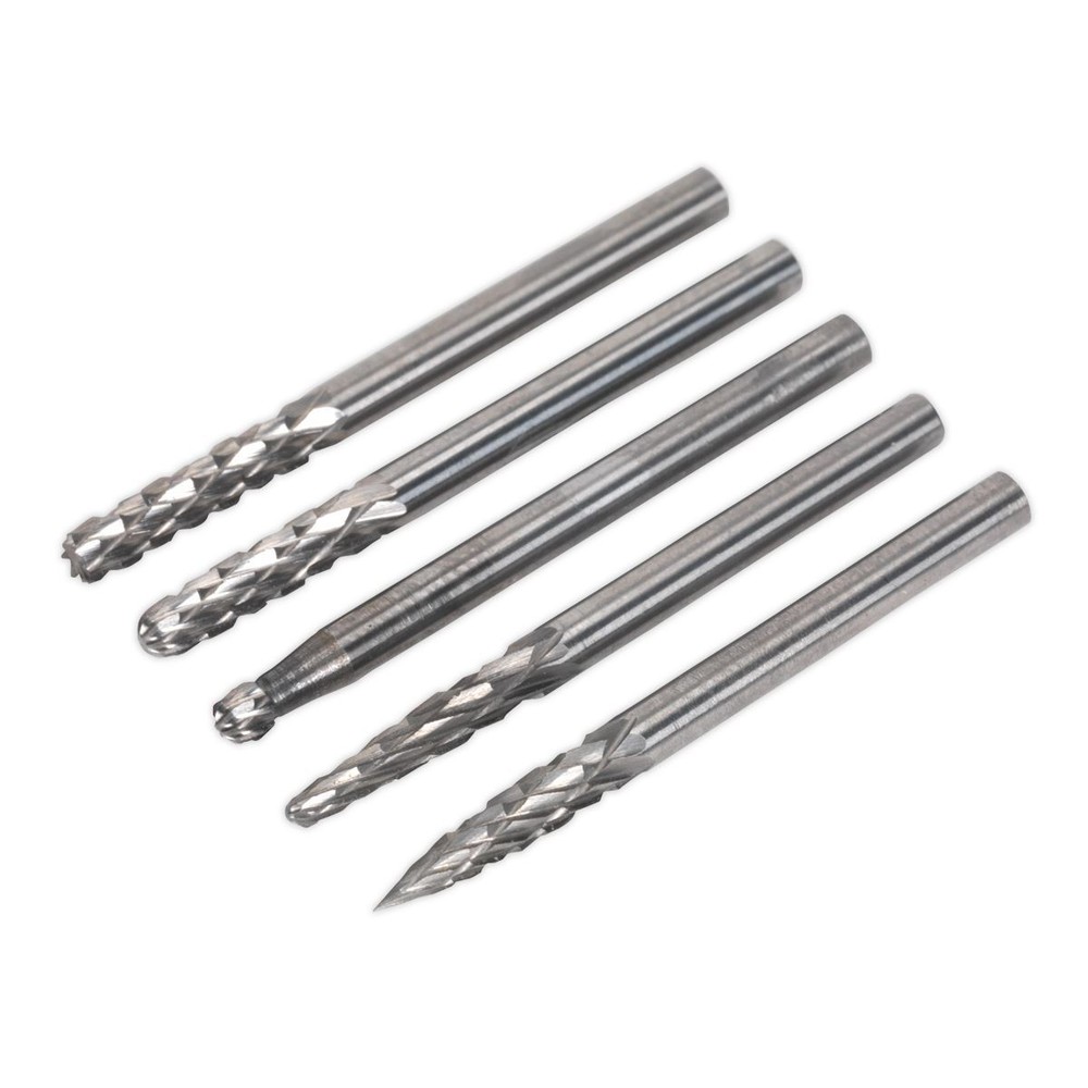 Sealey MCBSET01 Micro Carbide Burr Set 5pc