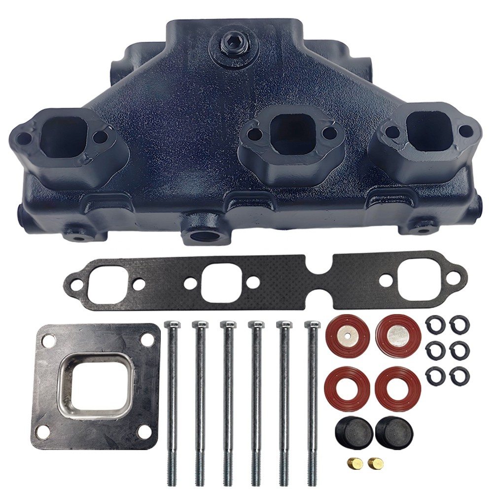 Pair Fit Mercruiser Fit GM 4.3 V6 boat marine Exhaust Manifold DRY JOINT 2002+