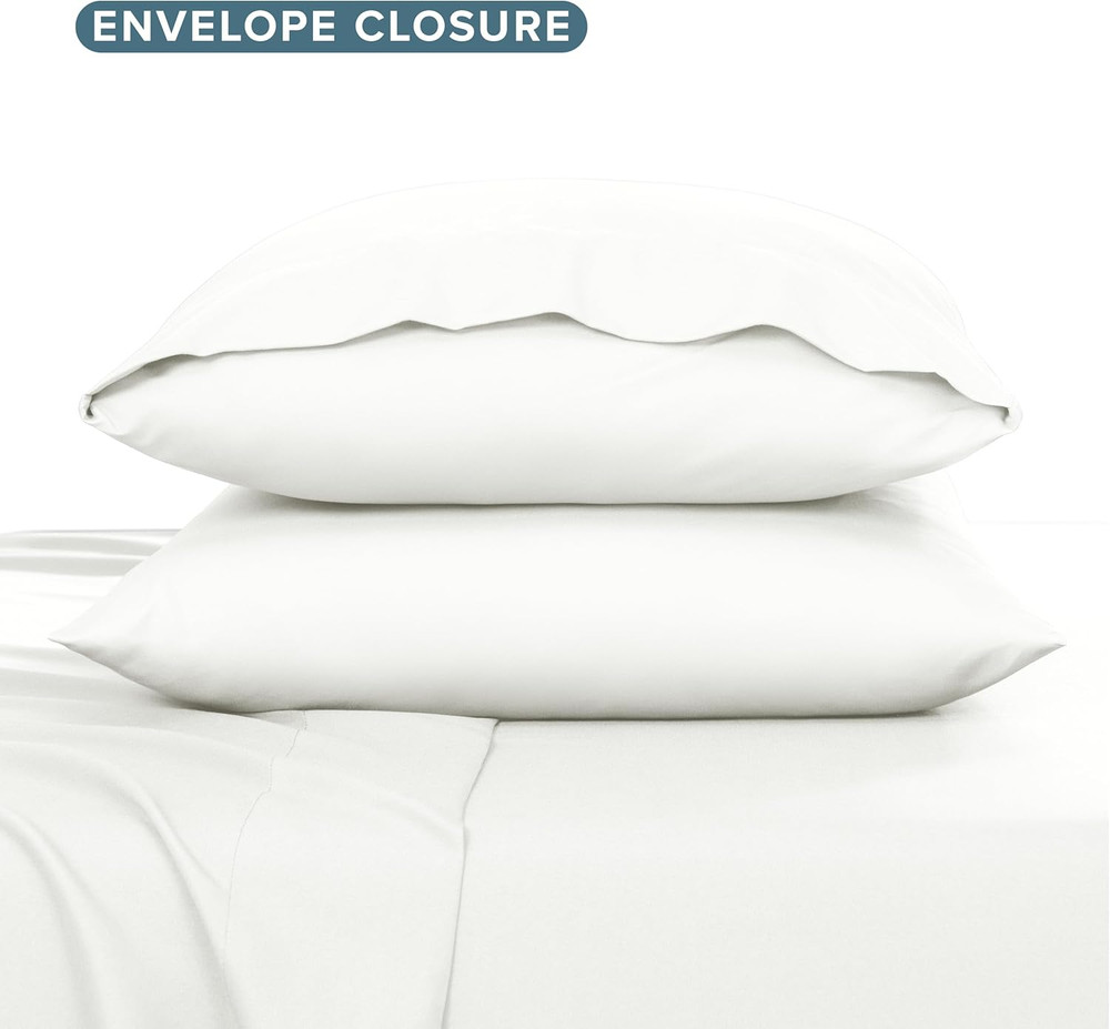 Luxury Split Head Flex King Sheet Set - Deep Pocket Microfiber, Cream