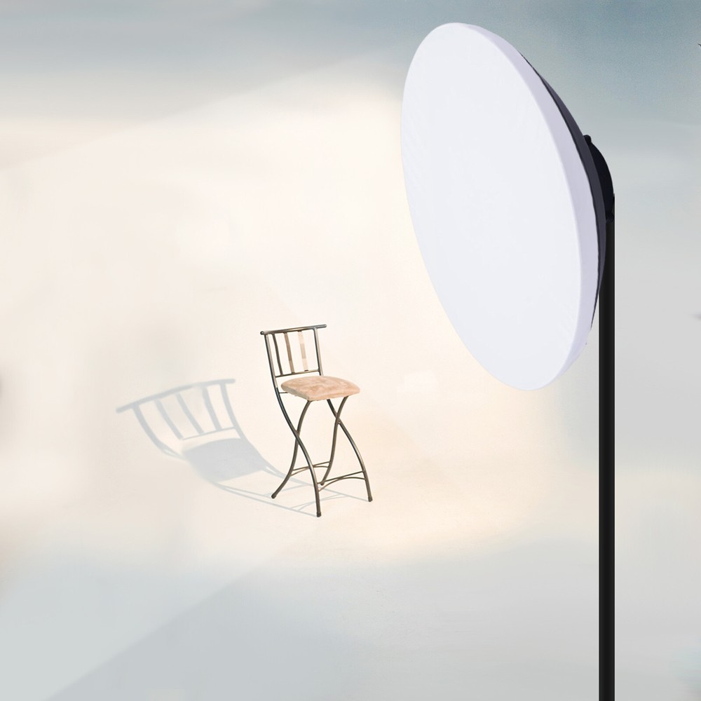 Studio Reflector 16" Beauty Dish Standard Bowens Mount Flash Head Strobe Mount|