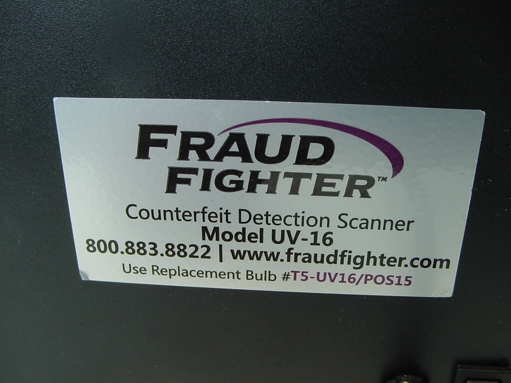 FRAUD FIGHTER COUNTERFEIT DETECTION SCANNER UV-16
