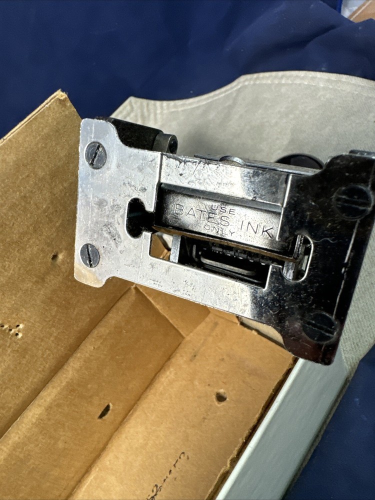 Bates Automatic Numbering Machine Wheels 6 Style E