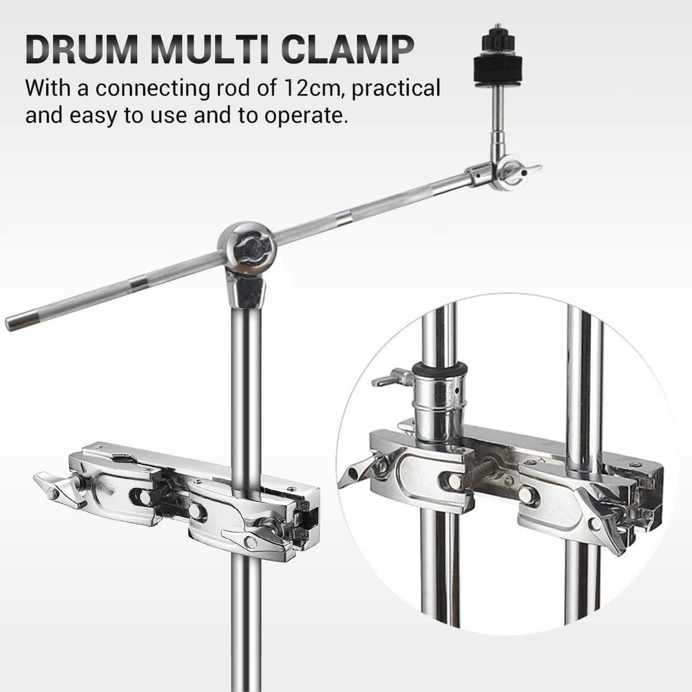 Facmogu Silver Multi-clamp, Adjustable Quick Release Multi-clamp
