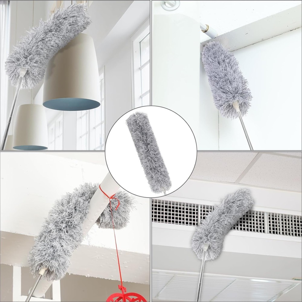 Comprehensive 10 Piece Cleaning Duster Set: Ergonomic Handle for Easy Dusting