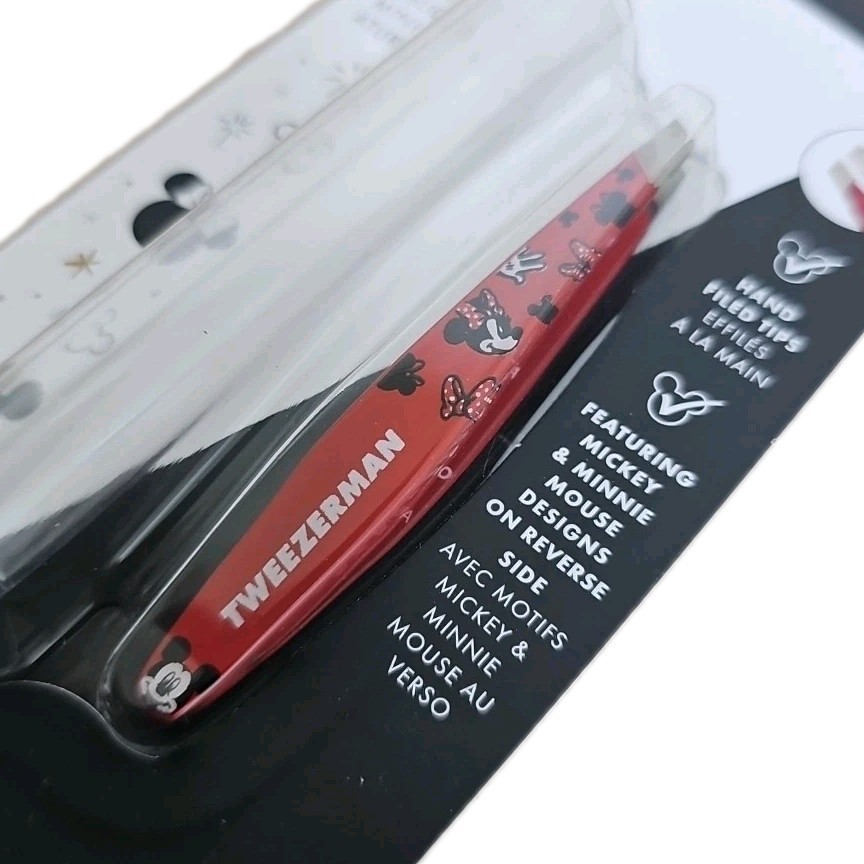 Tweezerman Disney's Mickey Mouse & Minnie Mouse We Got Ears Mini Slant Tweezers