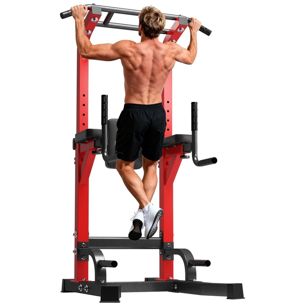 Pull Up Bar Power Tower Adjustable Heavy Duty