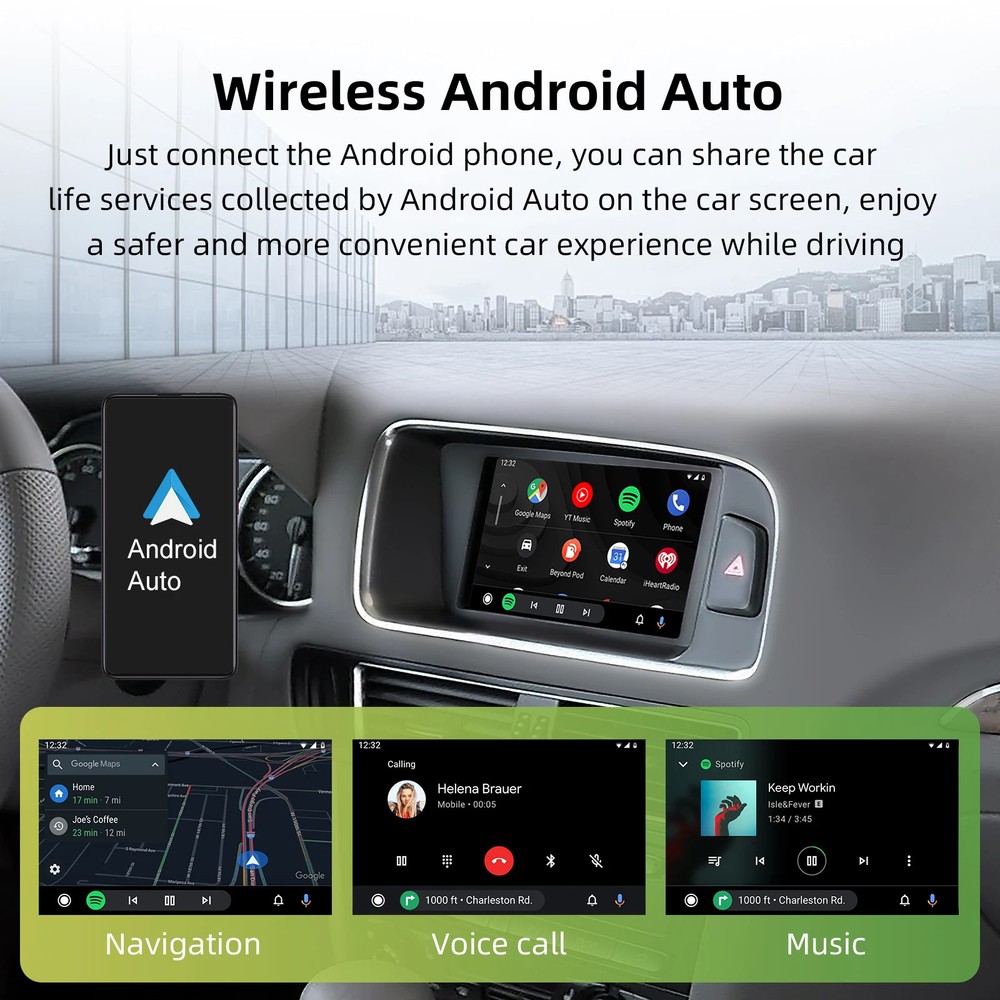OEM Screen Wireless Carplay Upgrade Decoder Box KIT for Audi A4 A5 Q5 2008-2018
