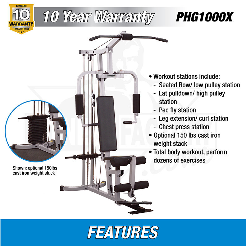 Powerline Plate Load Hardcore Gym