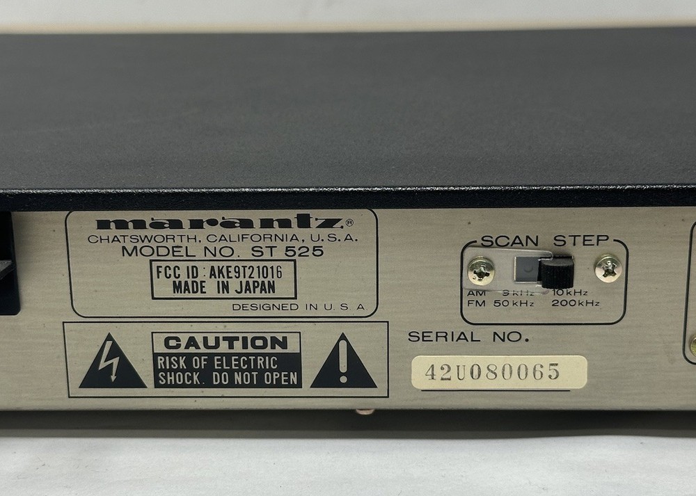 Marantz Model ST525 Stereo Tuner