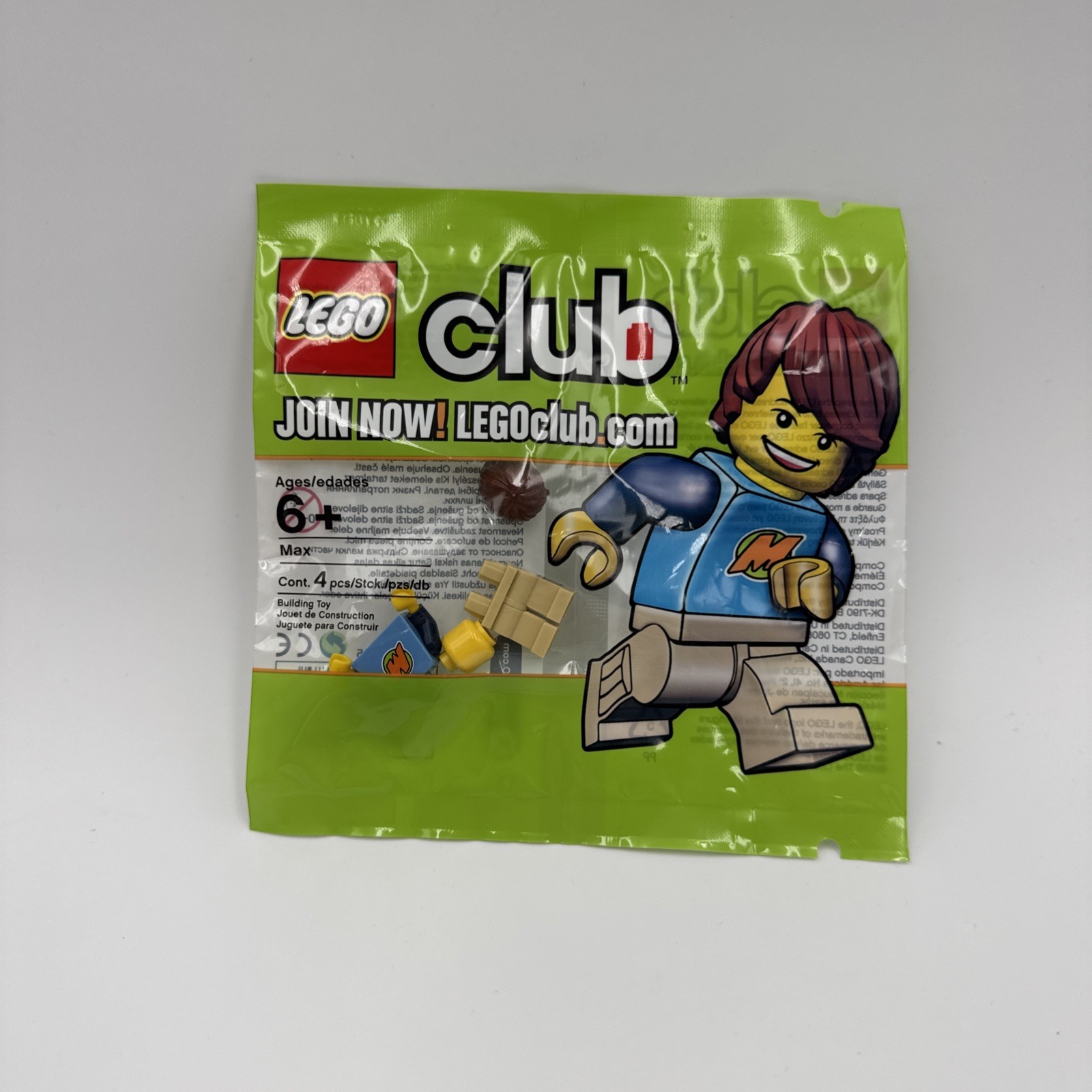 Lego Club Max Minifigure Polybag (852996) - New Sealed 2010 Promotional Minifig