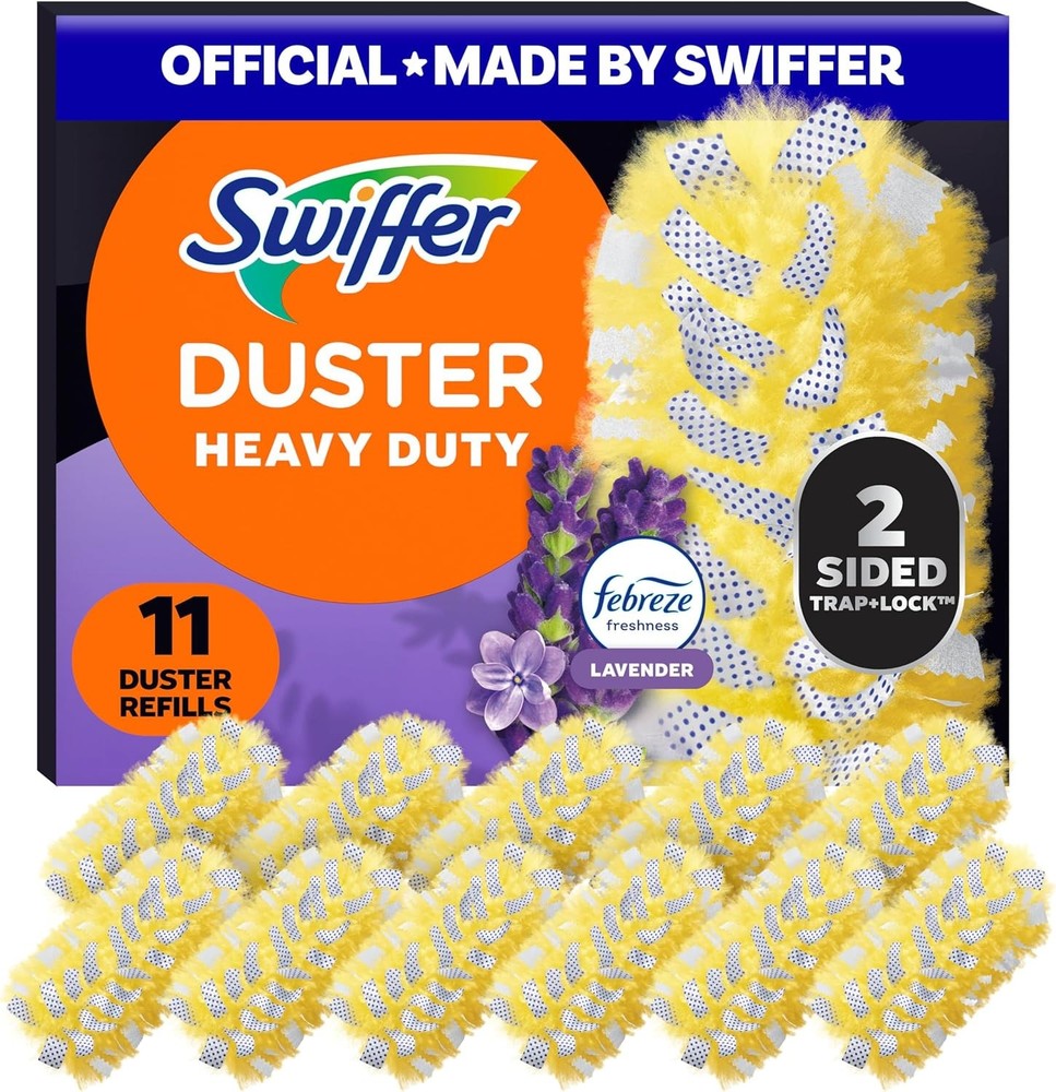 Dusters Heavy Duty Multi-Surface Duster Refills for Cleaning, Lavender