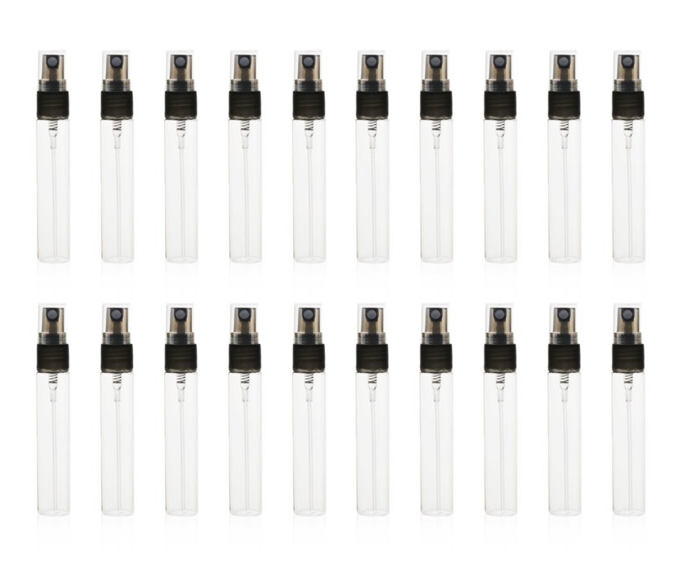 20 Pack Set 10ML Protable Refill Bulk Atomizer Spray Travel Perfume Bottle