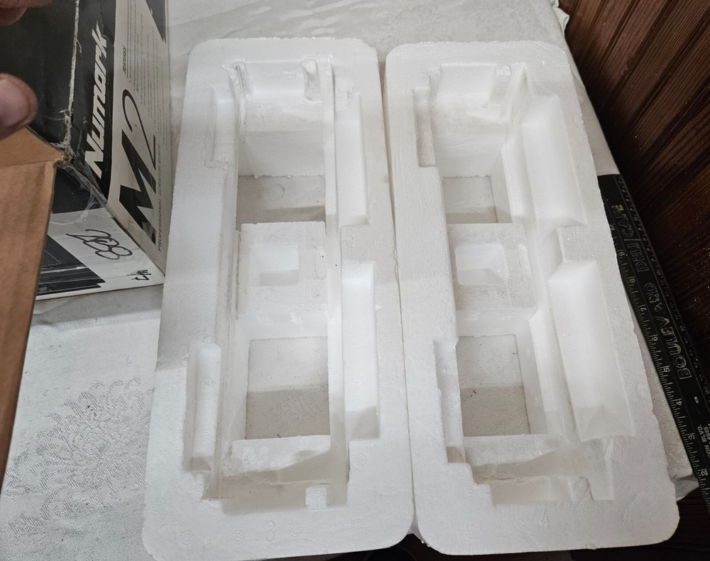 NUMARK M2 Professional Scratch Mixer Original BOX w Styrofoam Inserts BOX ONLY