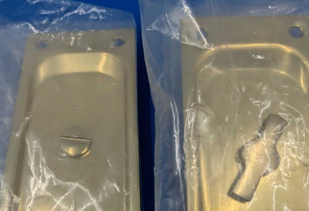 Emtek Front And Back Plates/Pulls Only For Use w/2105US3138 Pocket Privacy