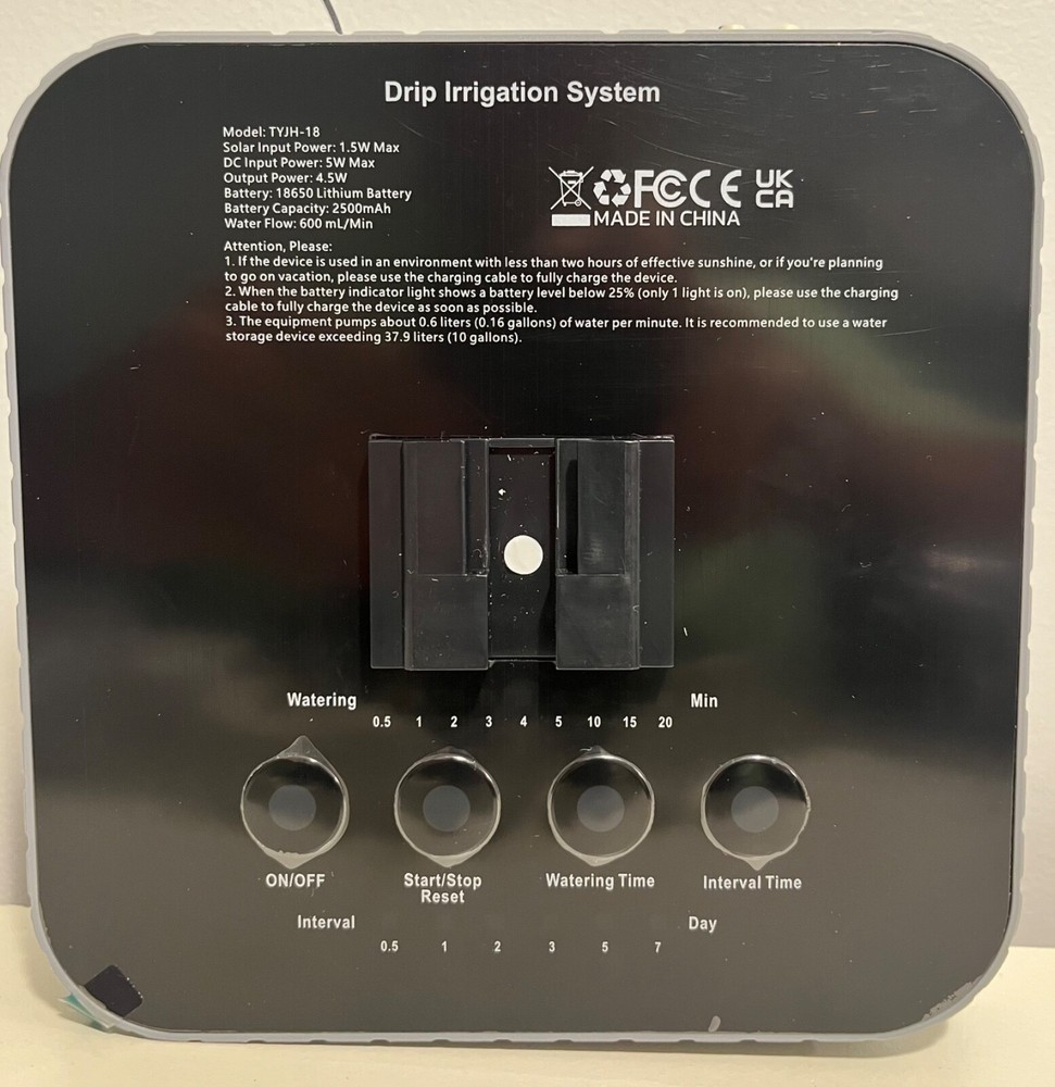 Solar Automatic Watering System for Plants