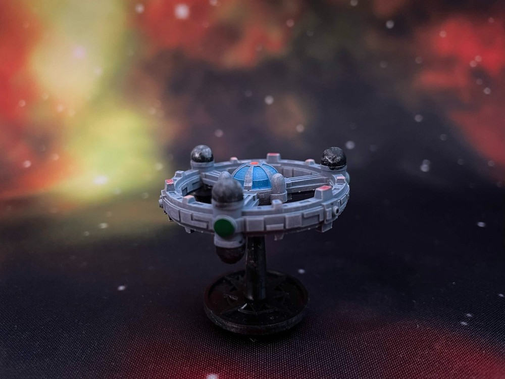 Table Top Gaming Painted Sci-Fi Space Station Miniatures