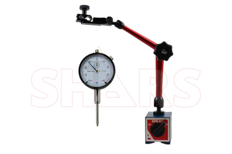 176Lbs Magnetic Base Holder Speed Set Fine Adjustment + 1" Dial Indicator ^]