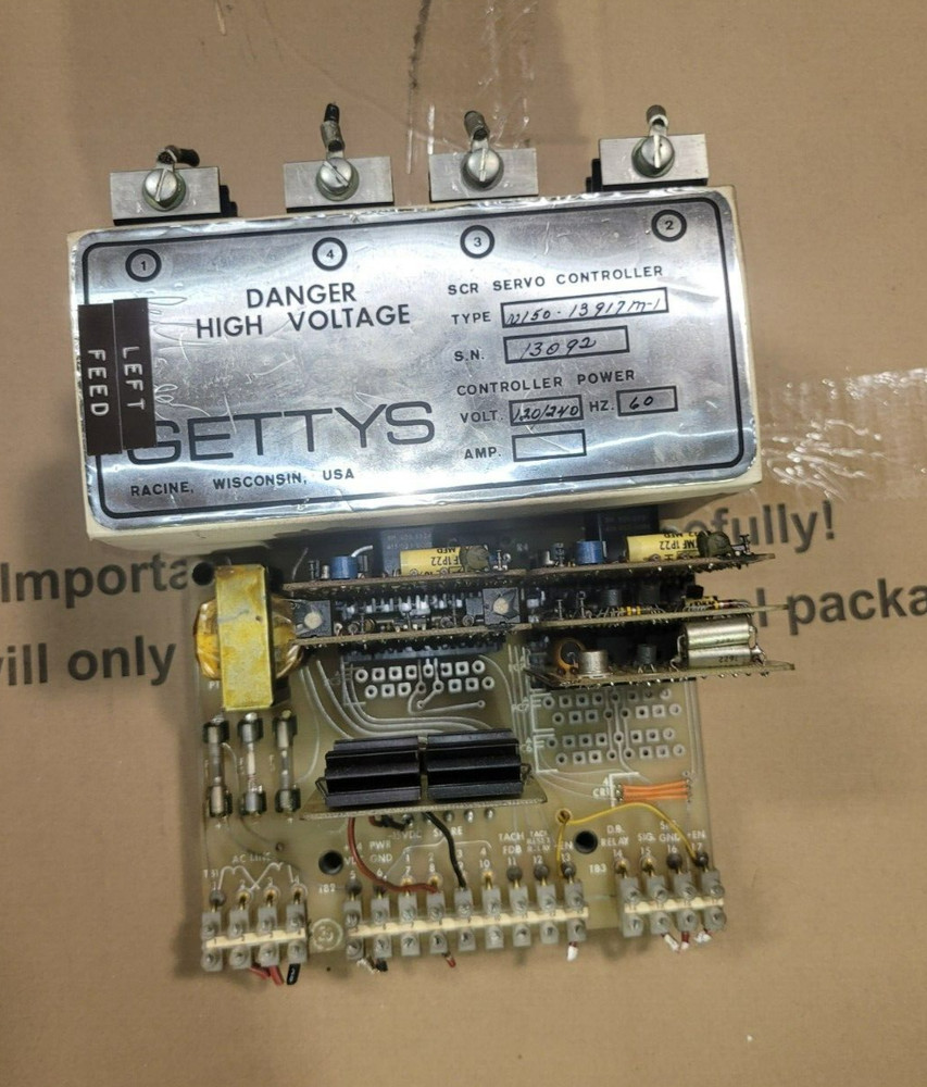 Gettys N150-13917M-1 SCR Servo Controller 120/240V