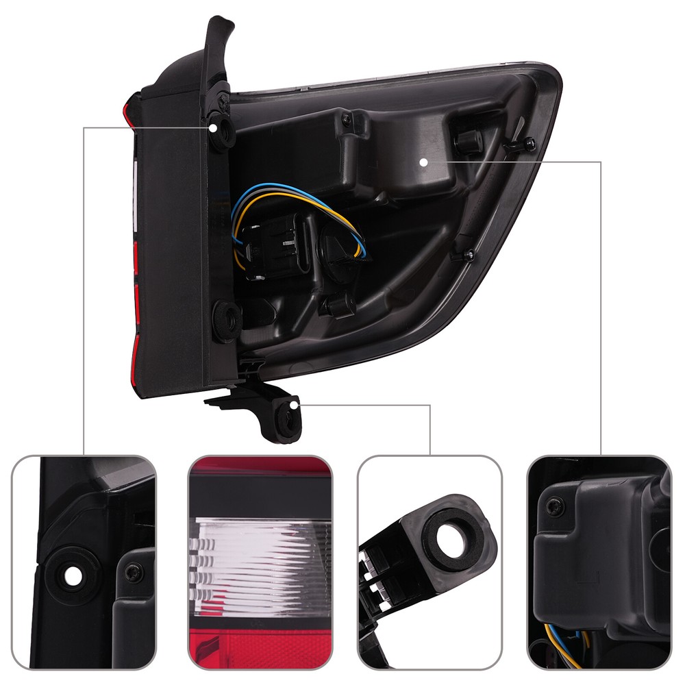 2Pc Tail Light Set For 2014-2022 Dodge Durango Left and Right Outer Tail Lamp