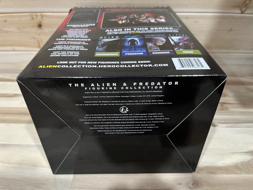 2017 Eaglemoss Alien & Predator Figurine Collection Tracker Predator New NIB