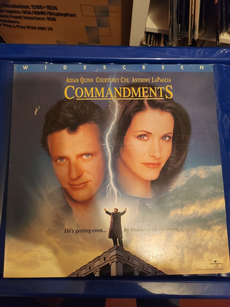 Commandments Courtney Cox Laserdisc