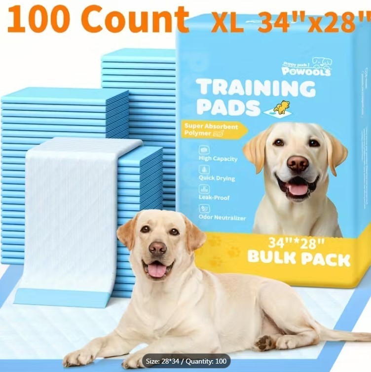 Pet Training Pee Pads - 100pk