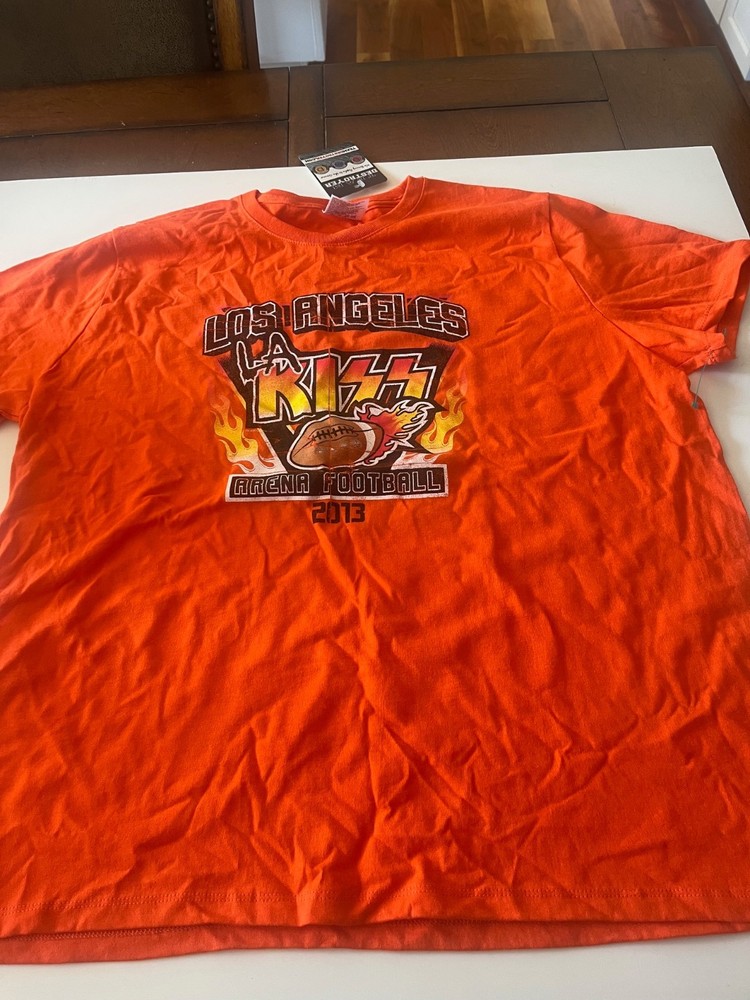 Los Angeles Kiss 2013 Arena Football XL T Shirt for Women New w Tag