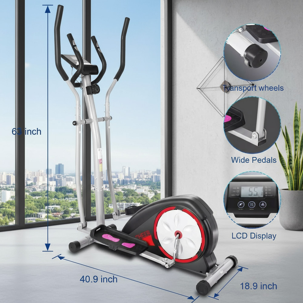 Home Elliptical Machine Elliptical Machines Hyper Quiet Magnetic Driving System-