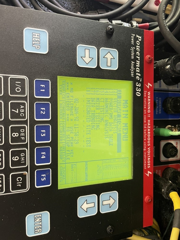 PowerMetrix PowerMate 330 Power System Analyzer - A