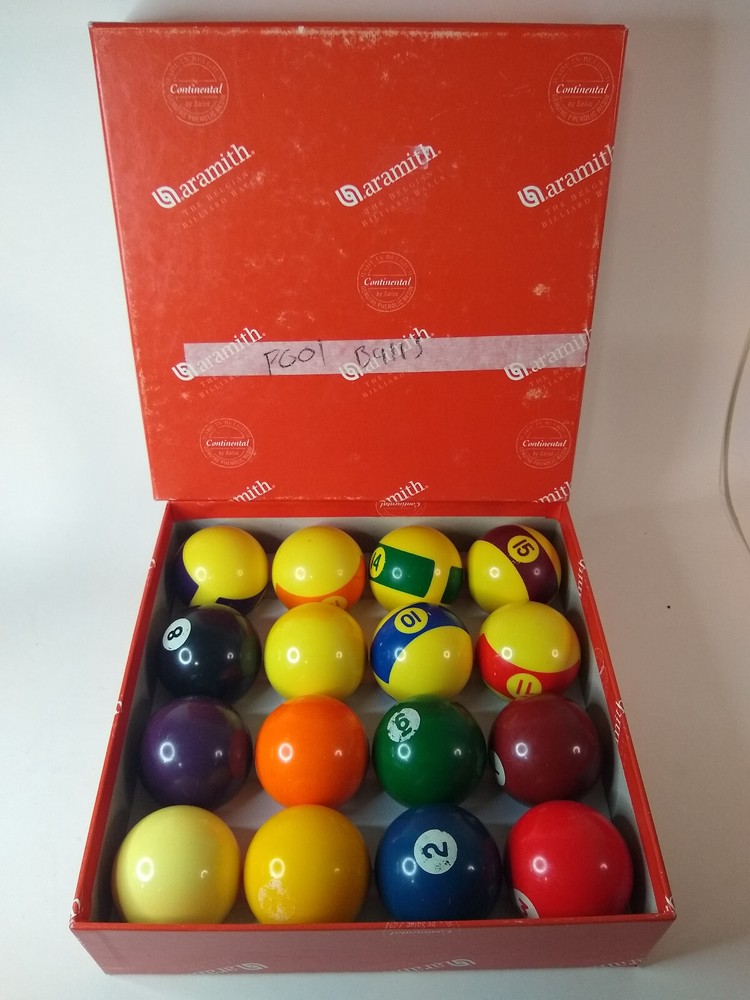 Vintage Billiard Pool Ball set 2 1/4" Complete