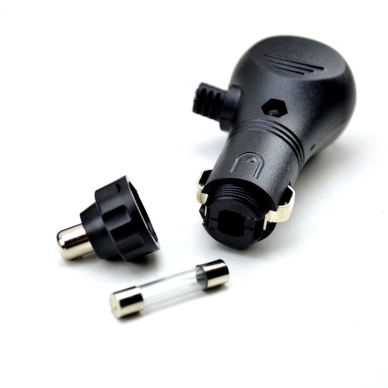 12V DC Car Cigarette Lighter Cable Adapter Plug with LED Status On/Off Switch