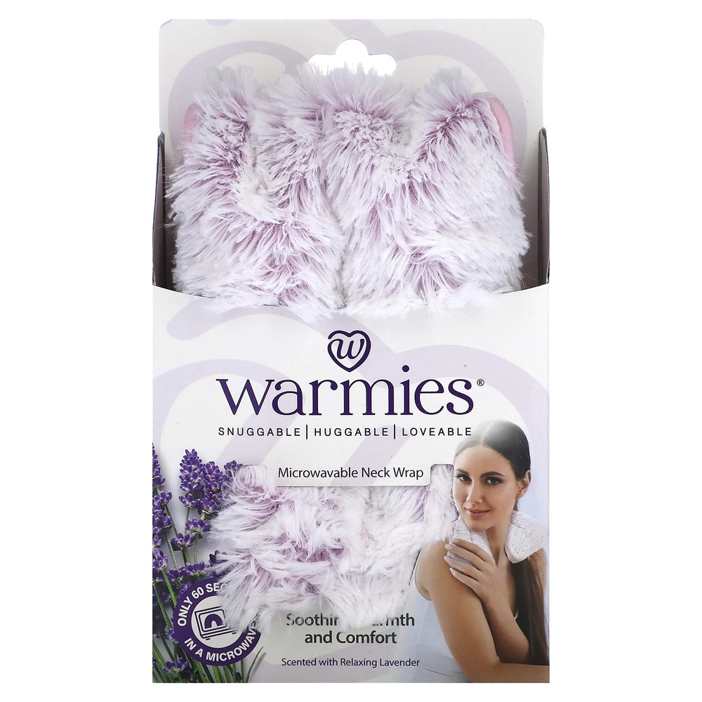 Neck Wrap, Heatable, Marshmallow Lavender, 1 Wrap