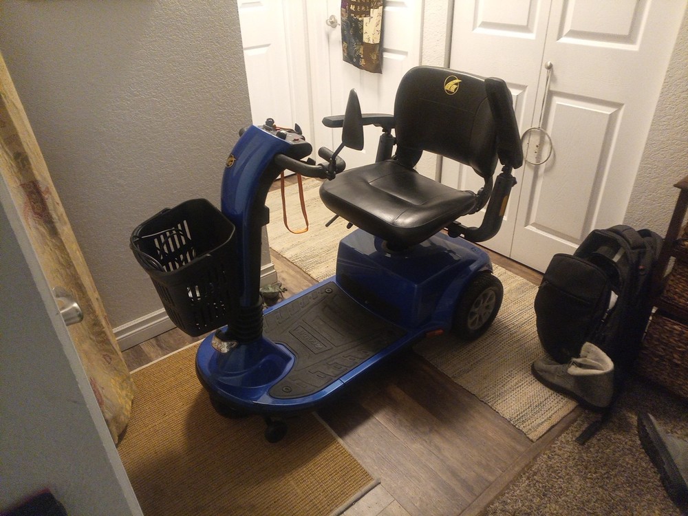 Golden Electric Scooter