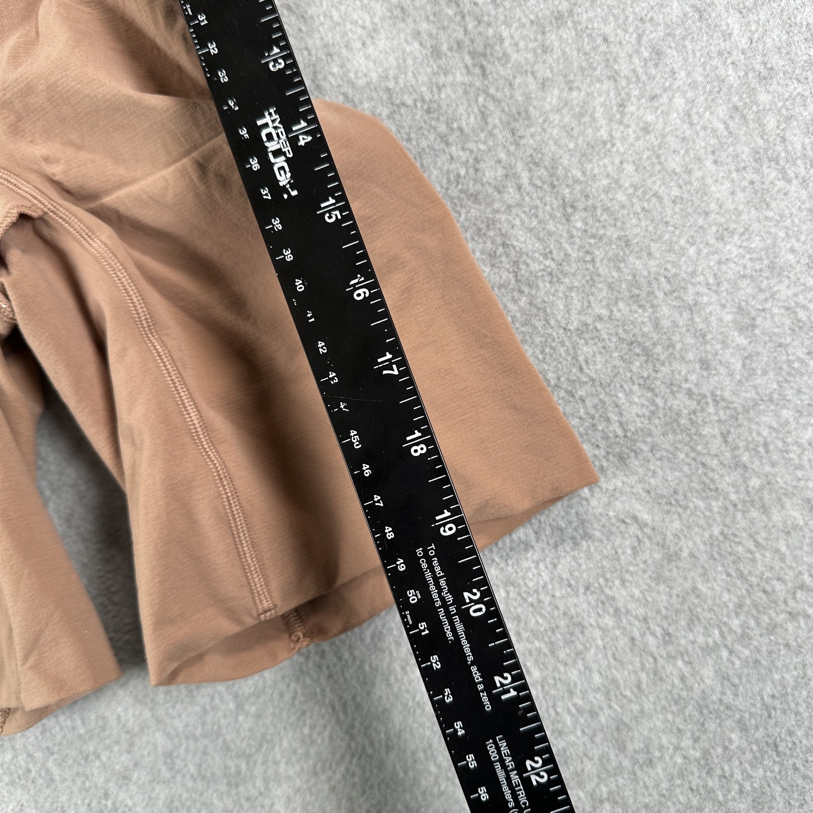 Spanx Shapewear Shorts Womens XL Brown High Waisted Power Series Control