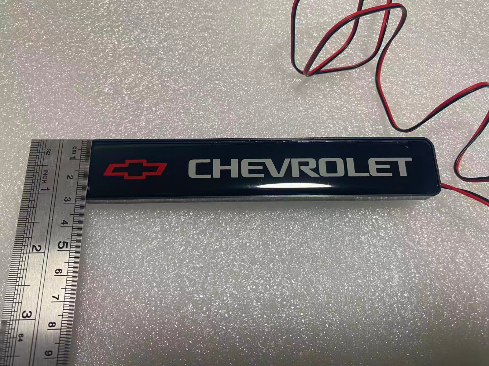 Chevrolet Chevy Logo LED Light Car Front Grille Name Badge Illuminated Emblem