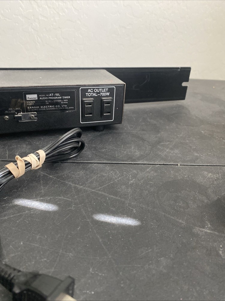 💥Sansui AT-15L - Digital Audio System Timer-Vtg-