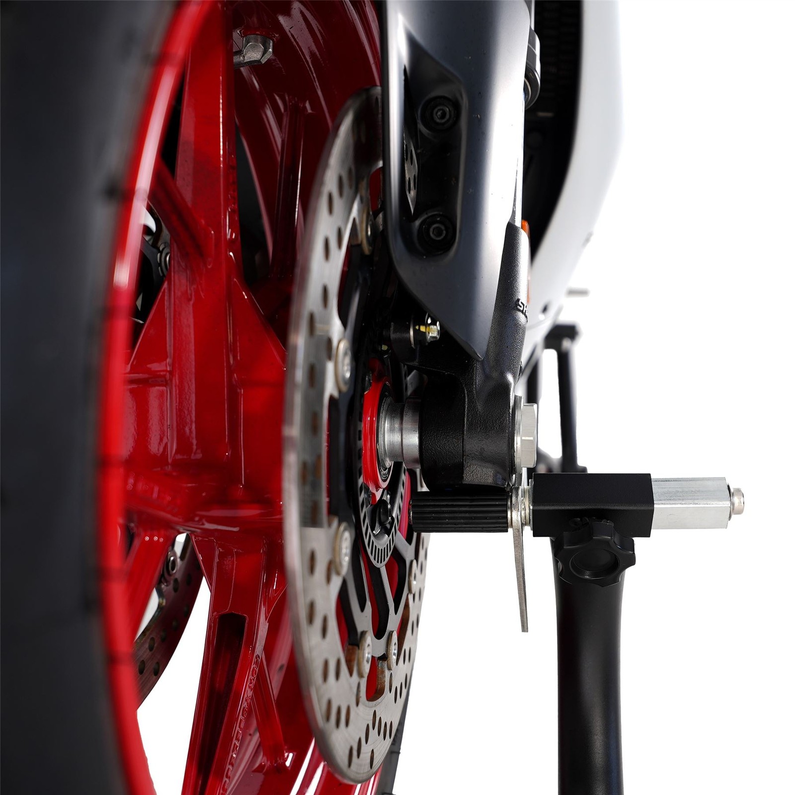 R&G Workshop Paddock Stand Black Front BMW R12 nineT 2024 - 2025