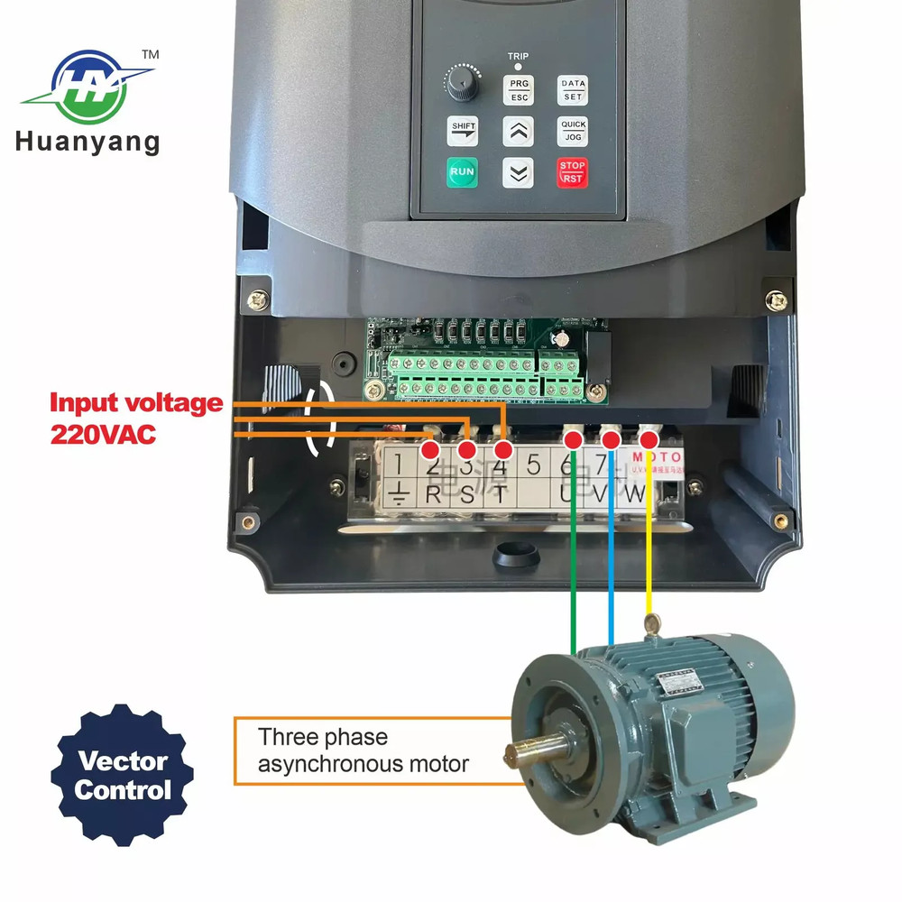 CNC VFD 11KW 220V Variable Frequency Drive Inverter Single Phase To Three Phase