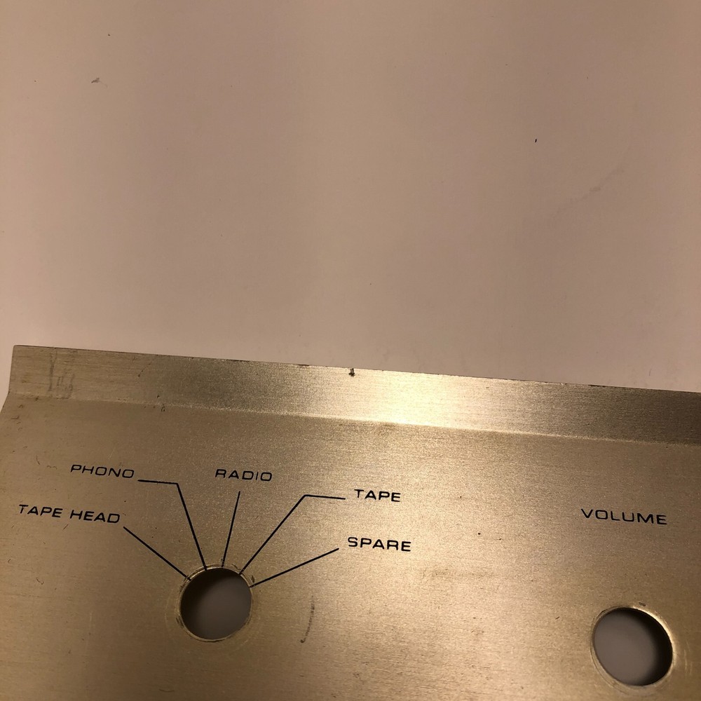 DYNACO TUBE PREAMPLIFIER FACEPLATE #4