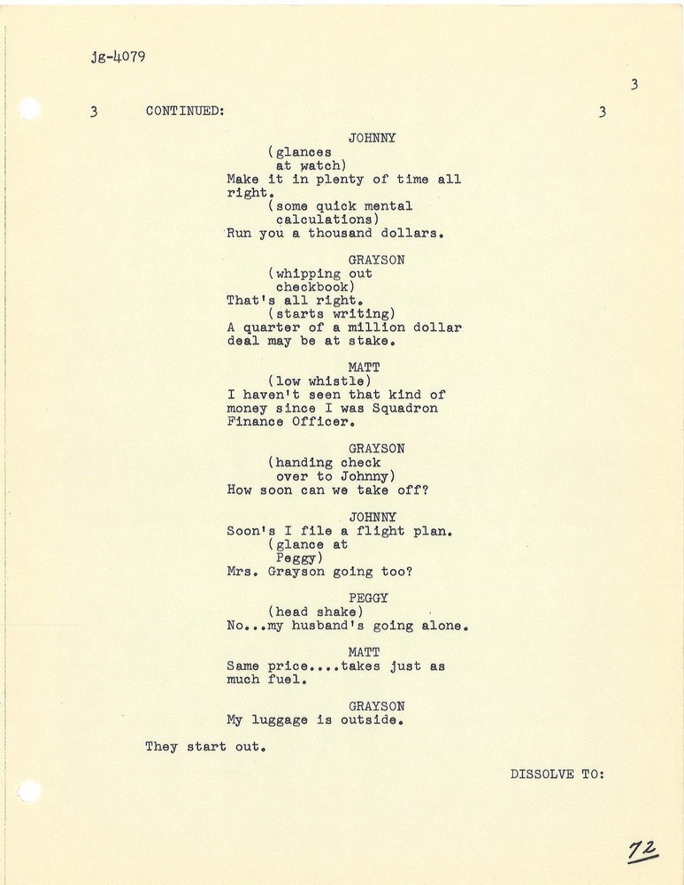 *DOUBLE INDEMNITY - DANGER IS MY BUSINESS (1957) Revised Final Draft Script