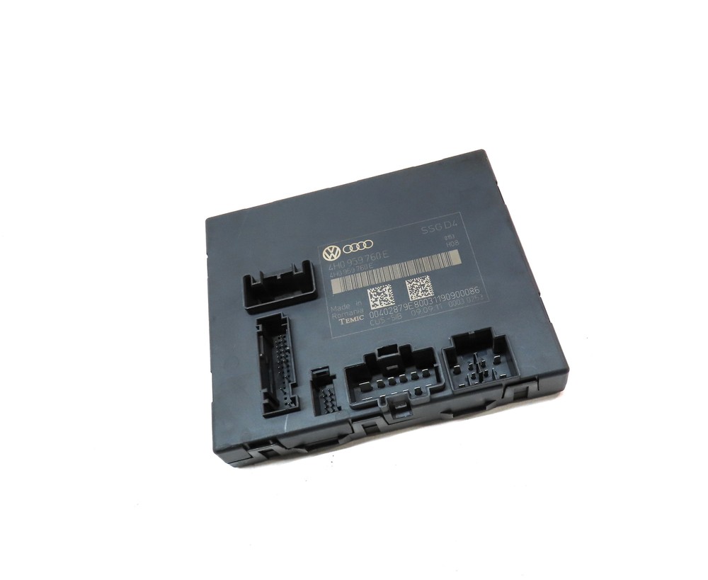 2012 AUDI A8 (D4 4H) FRONT RIGHT PASSENGER SEAT CONTROL MODULE