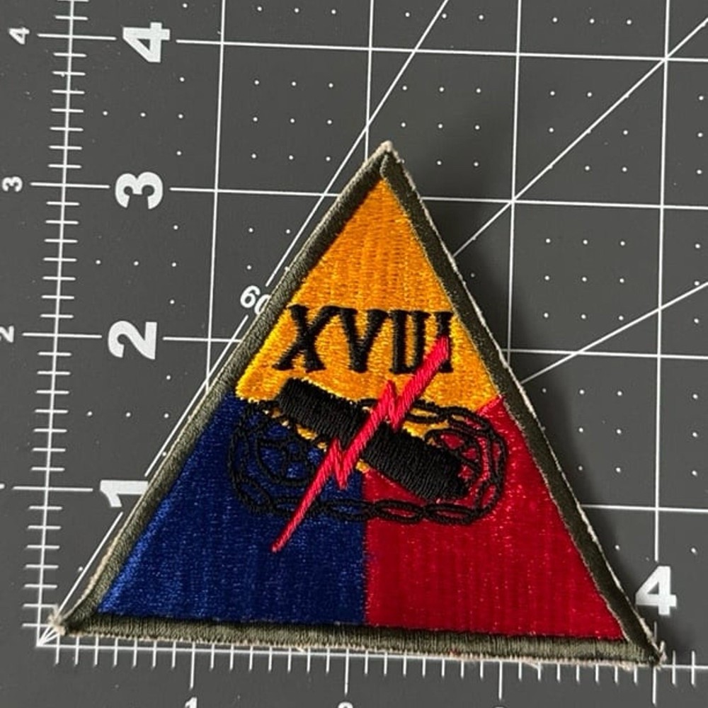 WW2 US Army XVIII (18th) Armor Corps Patch - #1458