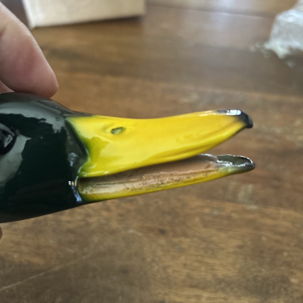 WALTON CERAMIC MALLARD HEAD CALL! SIGNED!