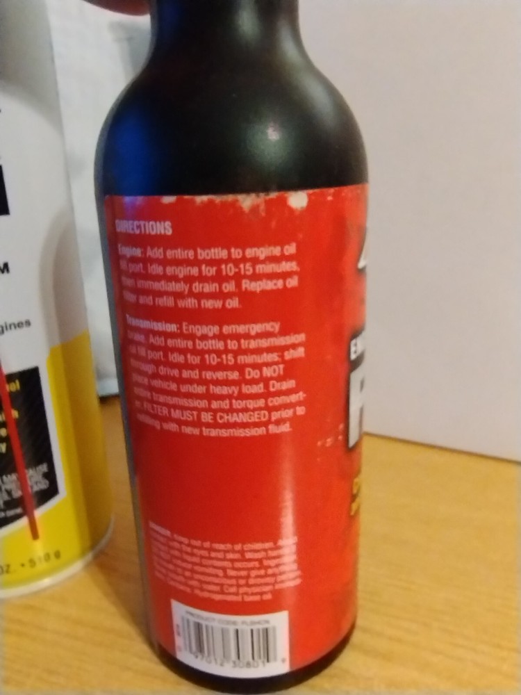 Amsoil Engine Transmission Flush + Amsoil Power Foam Induction System Cleaner