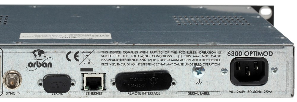 Orban Optimod 6300 DAB AES/EBU 5-Band Web Digital Audio Processor CBS Loudness