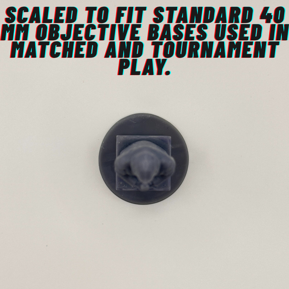 Warhammer 40K Objective Markers Gothic Terrain Set, Grimdark Tabletop Wargamins