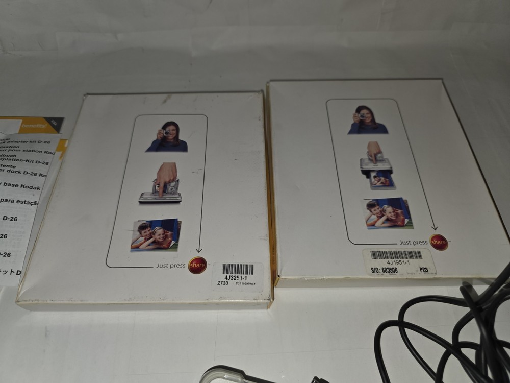 Kodak EasyShare Printer Dock Series 3 Photo Printer Bundle Untested w/Camera Bag