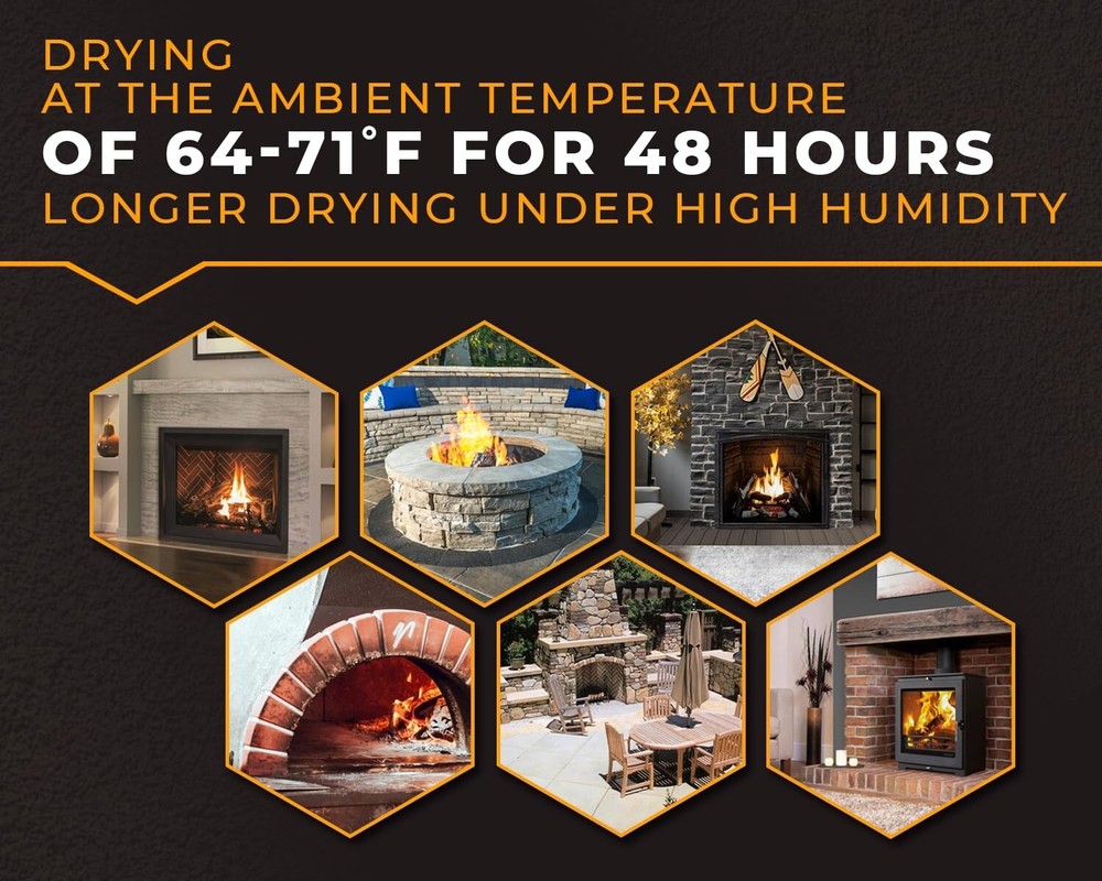 Versatile 30 lbs Refractory Cement Mix - Non-Toxic, High Heat Resistant Solution