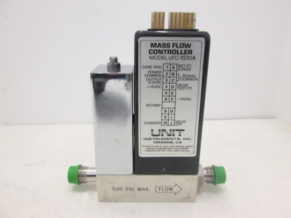 Unit UFC-1500A, Mass Flow Controller MFC, O2, 200 SCCM, Used