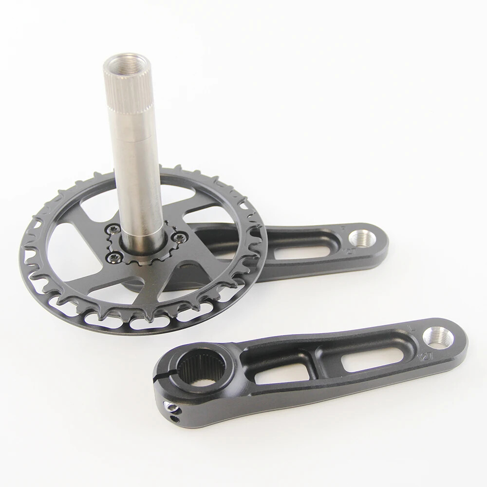 Ultralight Children's Folding Bike Crankset Hollow Tech Crank 127/140/150mm